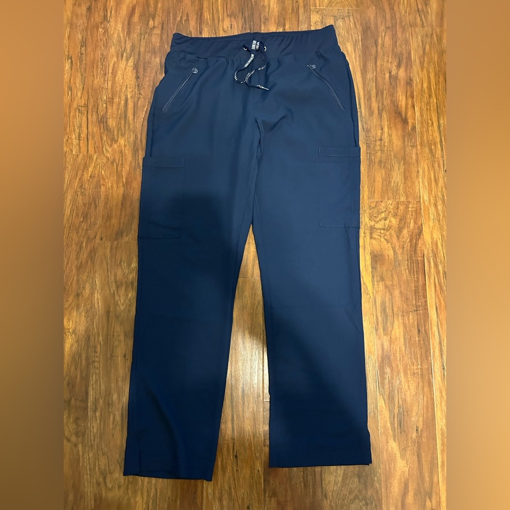 Med Couture Navy Blue Women's Pants